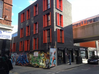 View of development from Brick Lane (image: AZ Urban Studio)